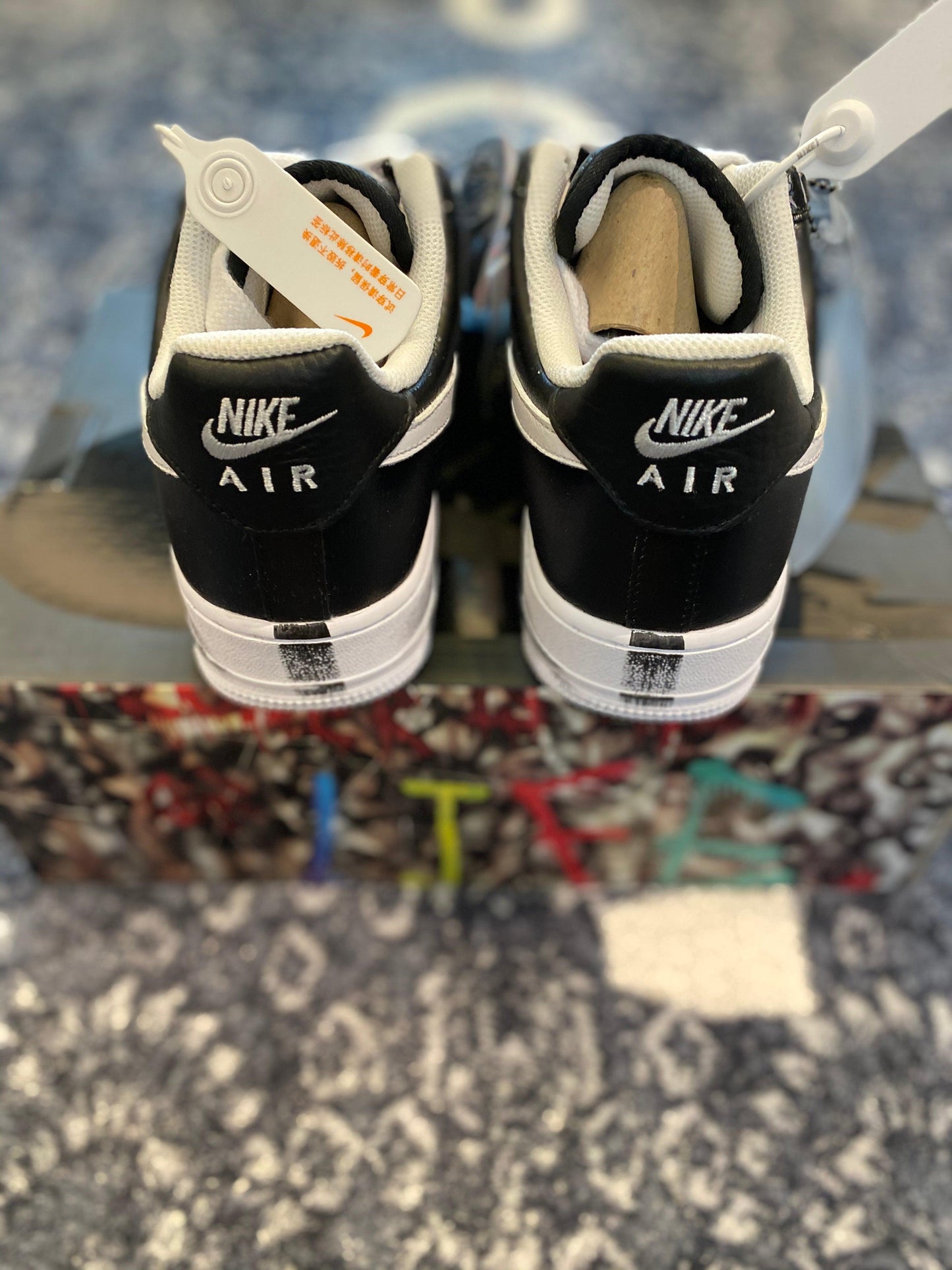 G-Dragon x Nike Air Force 1 Peaceminusone Paranoise Black