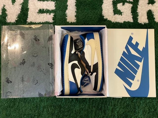 TENIS NIKE AIR JORDAN 1 LOW OG SP "TRAVIS SCOTT X FRAGMENT"