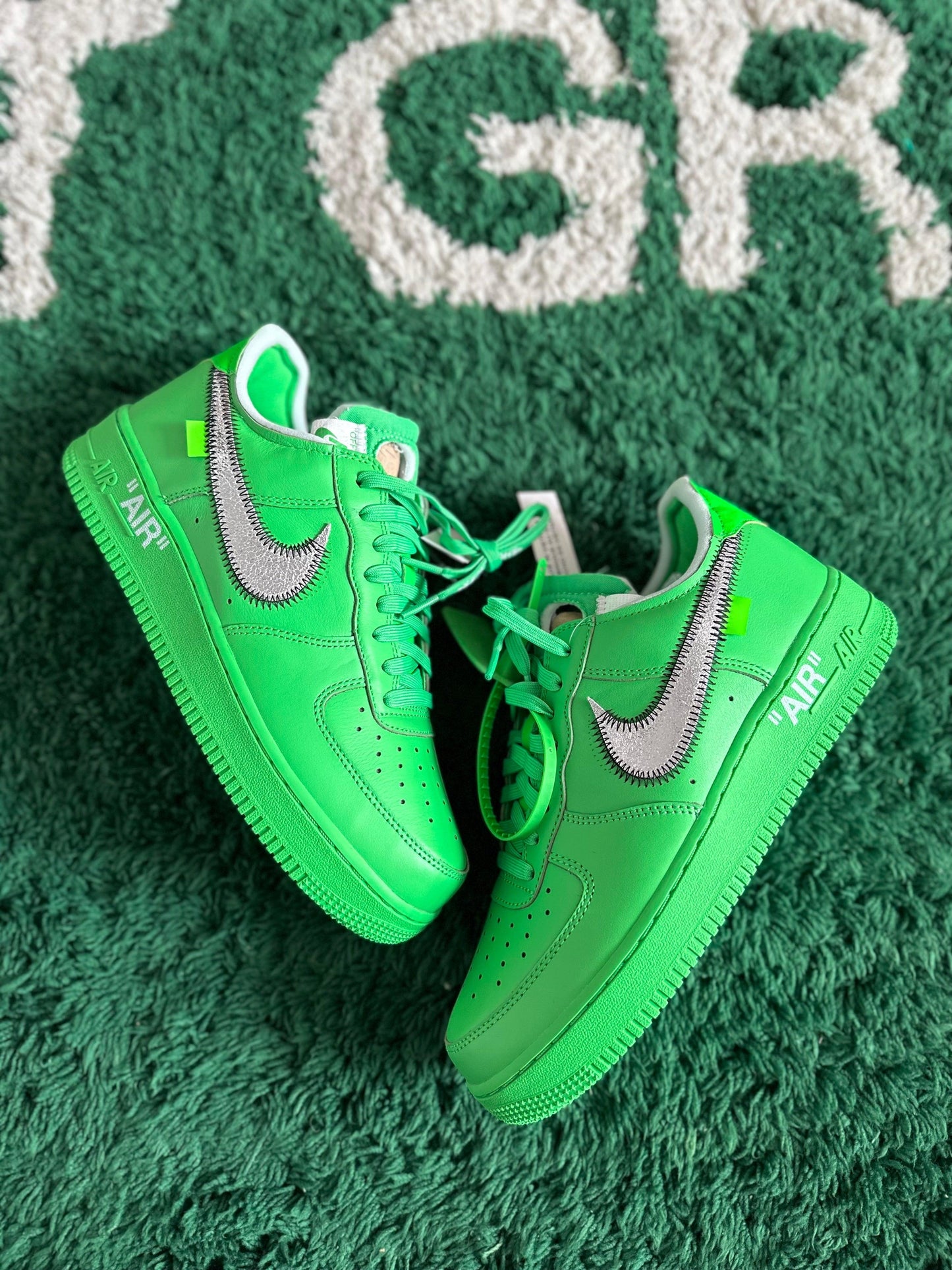 Tênis Nike Air Force 1 Low Off-White Brooklyn Green