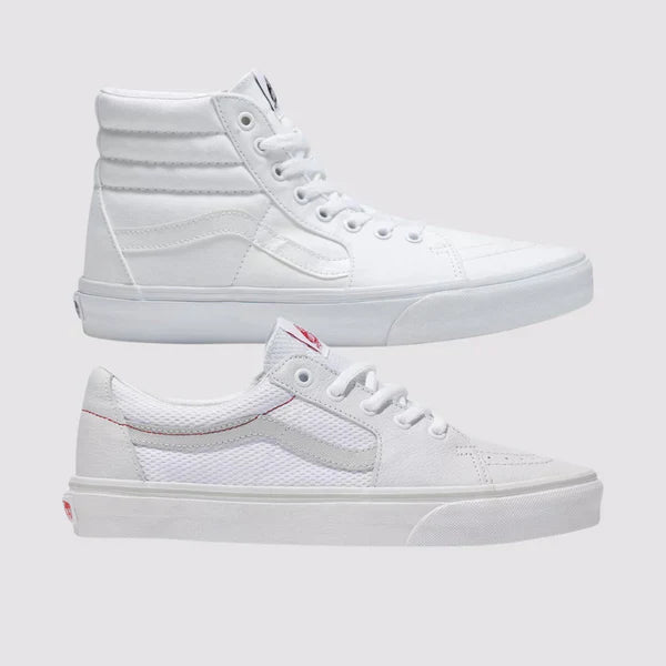 Compre 1 Leve 2 Pares - Tênis Sk8-Hi Branco e Tênis Old Skool Branco