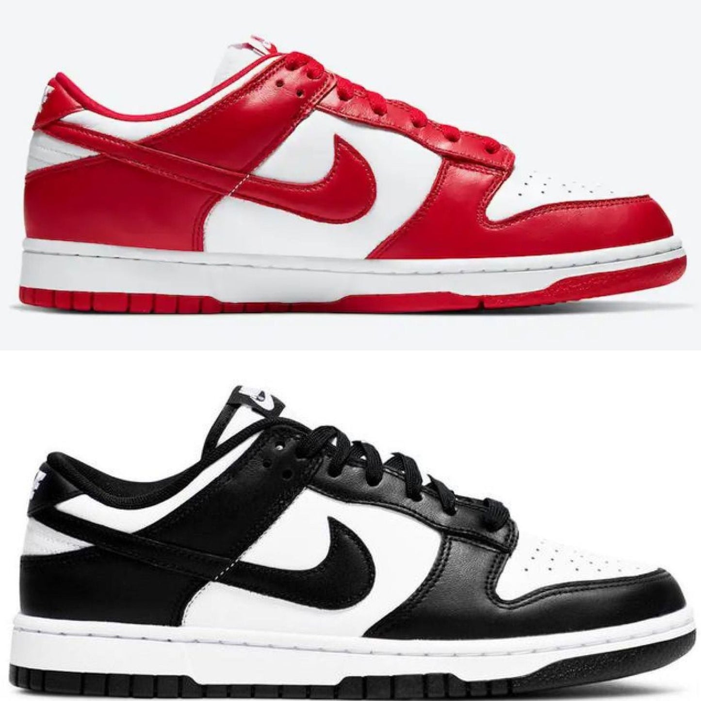 Dunk Low Preto/Vermelho - Compre 1 Leve 2