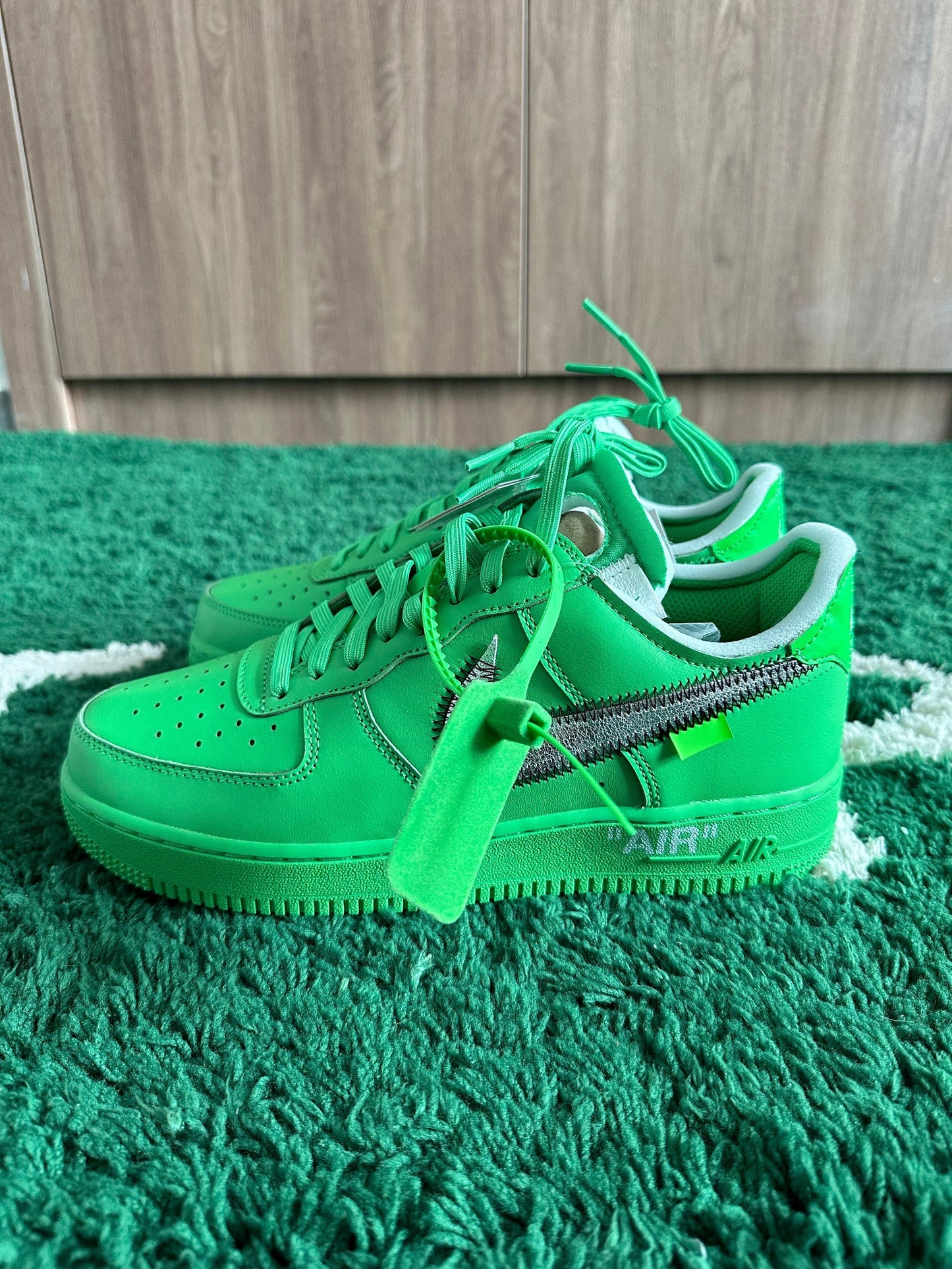 Tênis Nike Air Force 1 Low Off-White Brooklyn Green