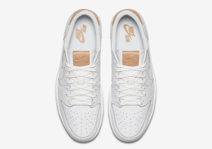 Nike Air Jordan 1 Retro Low OG Premium 'White Vachetta”