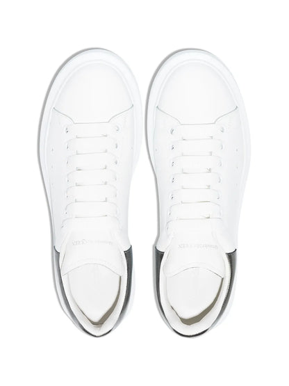 Alexander McQueen Oversized metallic leather sneaker