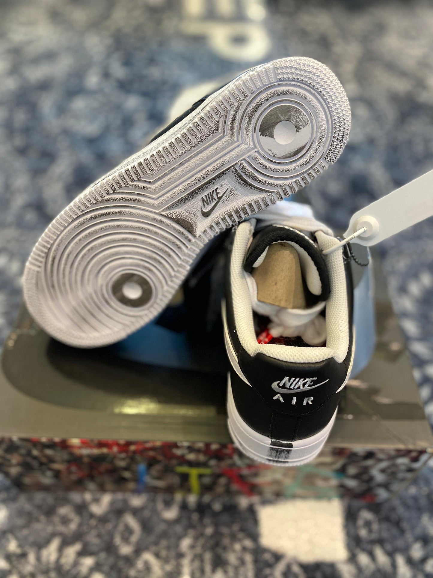 G-Dragon x Nike Air Force 1 Peaceminusone Paranoise Black