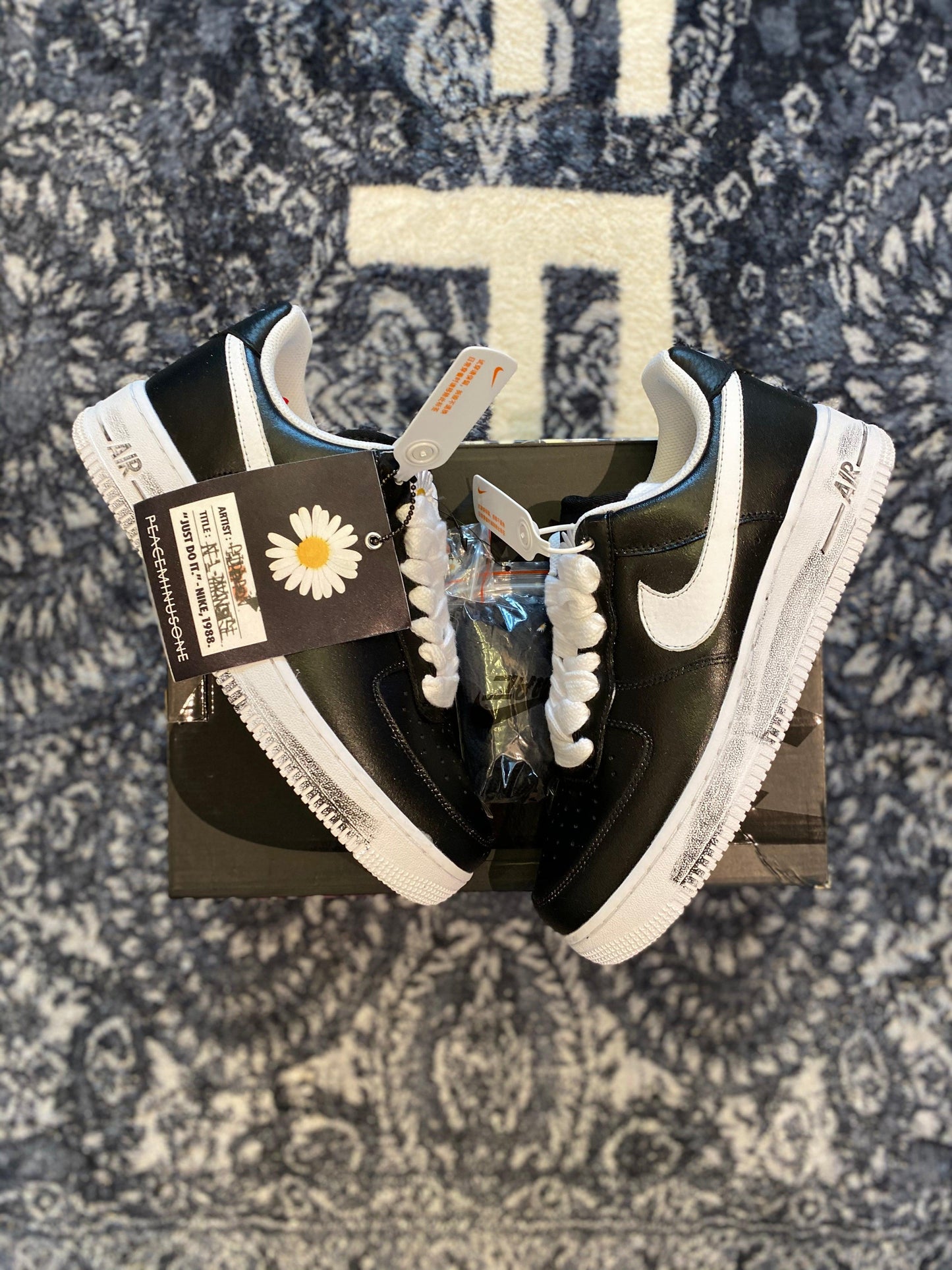 G-Dragon x Nike Air Force 1 Peaceminusone Paranoise Black