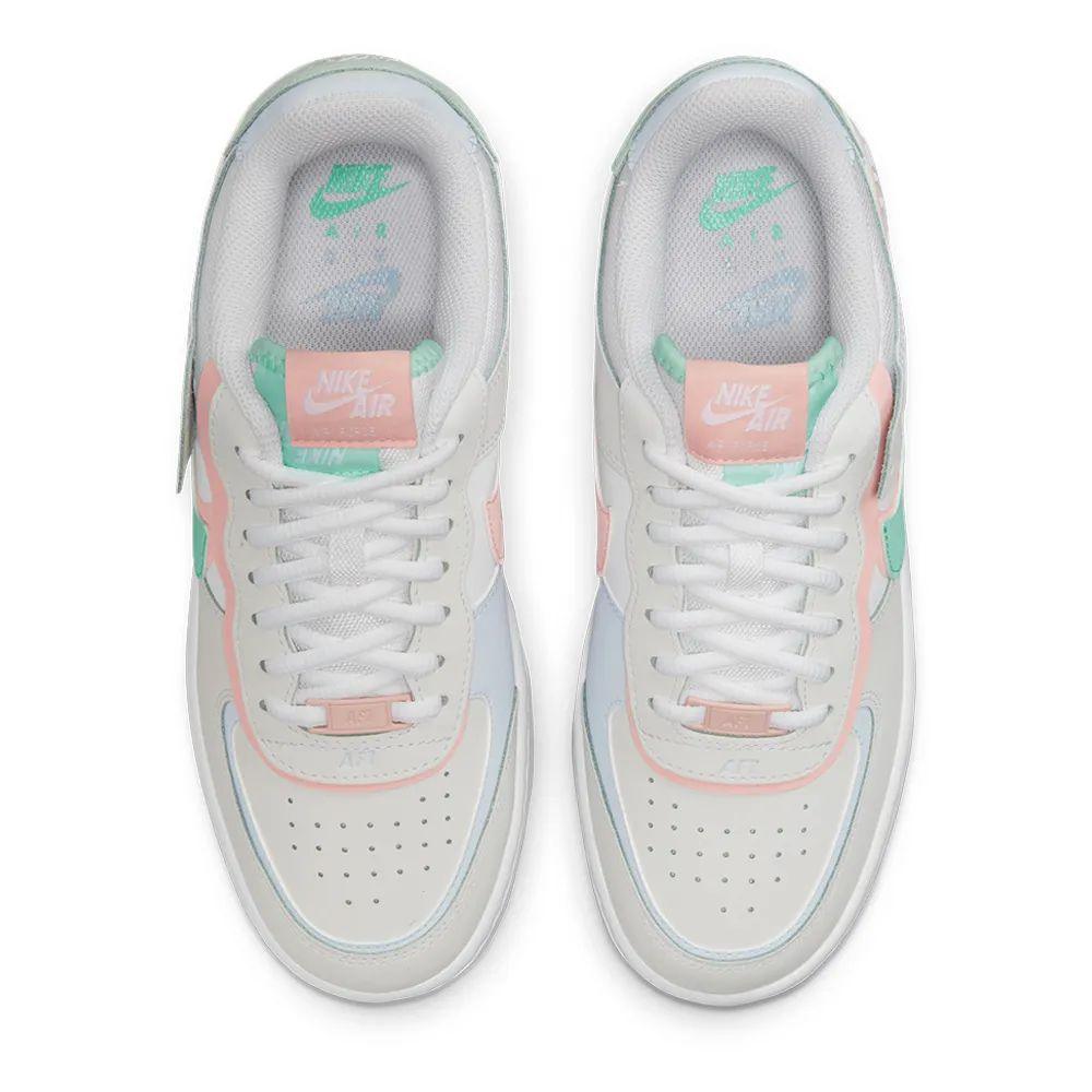 Tênis Nike Air Force 1 Shadow White Atmosphere Mint